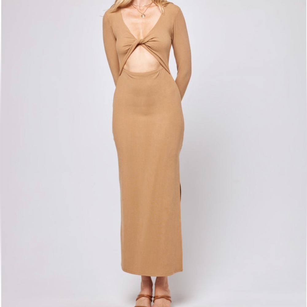Women’s L*Space “Hayden” Camel Long Sleeve Dress (Multiple Sizes Avb.)